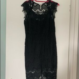 Free People black lace dress